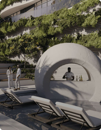 Rooftop bar