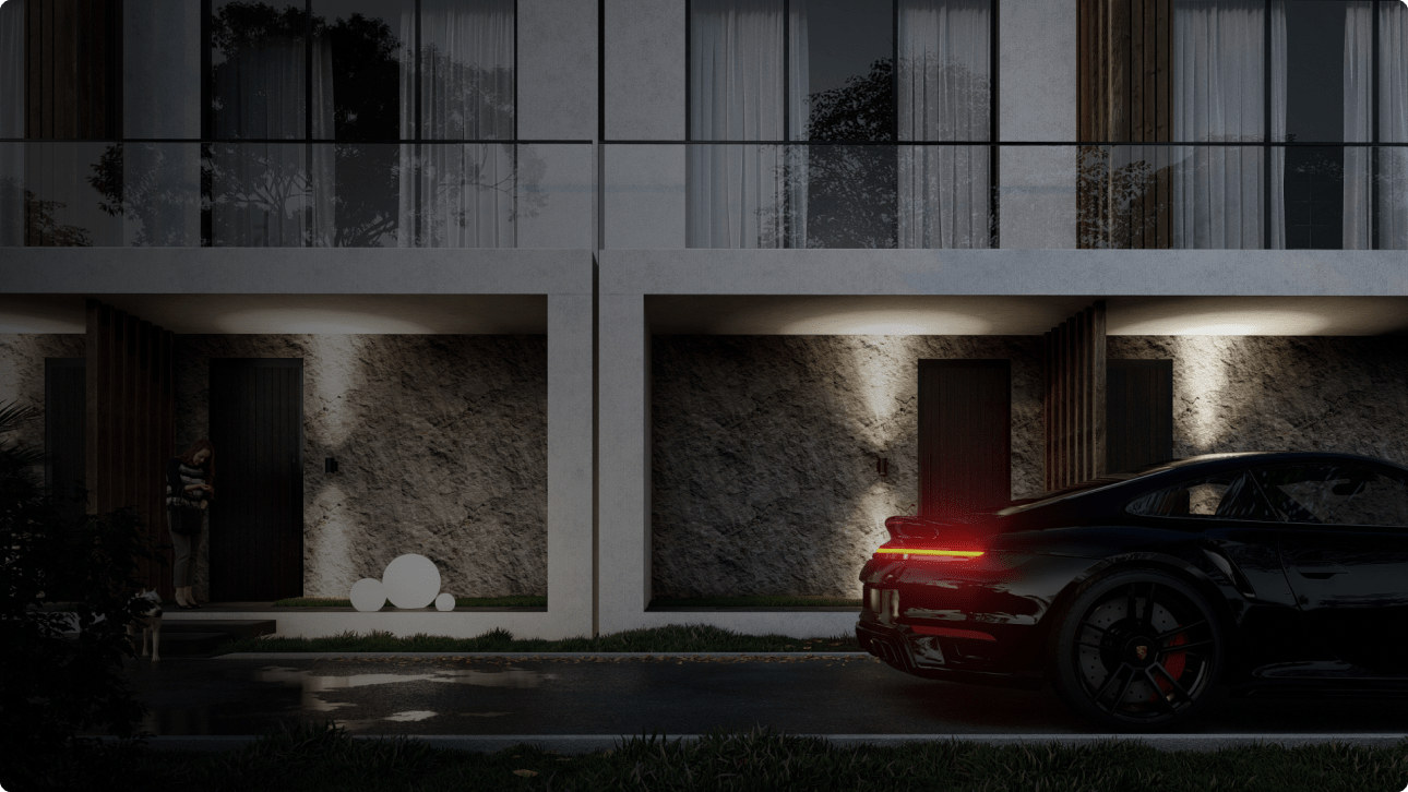 Private parking lot